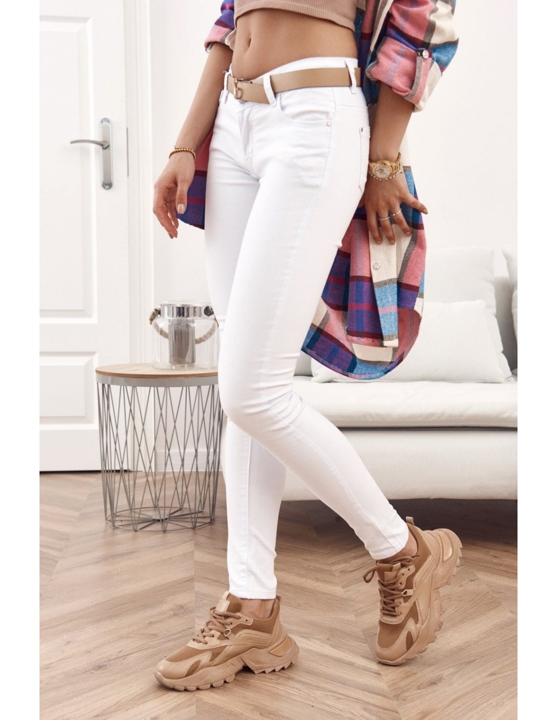 White women\'s denim pants 6137 - Online store - Boutique